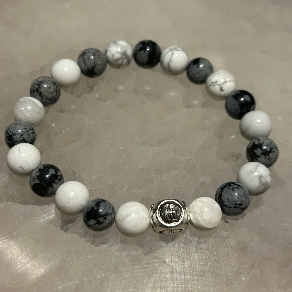Handcrafted crystal bracelet